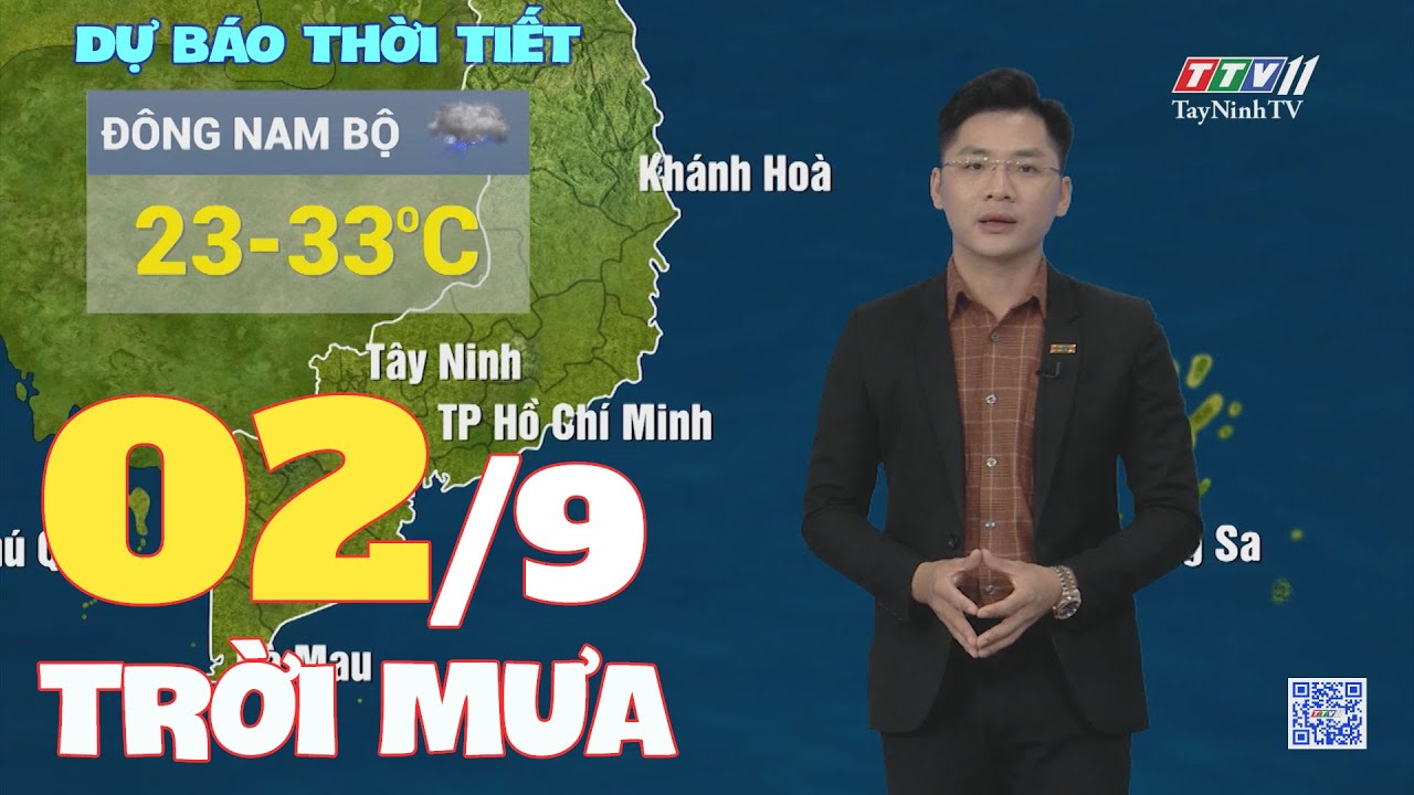Bản tin thời tiết 02-9-2023 | TayNinhTVEnt